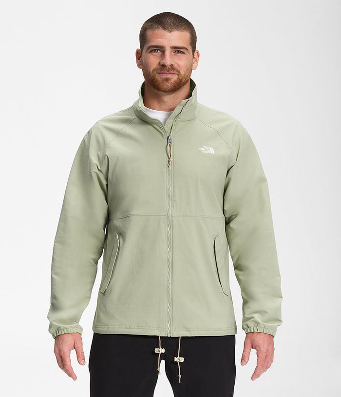 The North Face Softshell Heren Class V Full Rits YWTN10528 - Groen